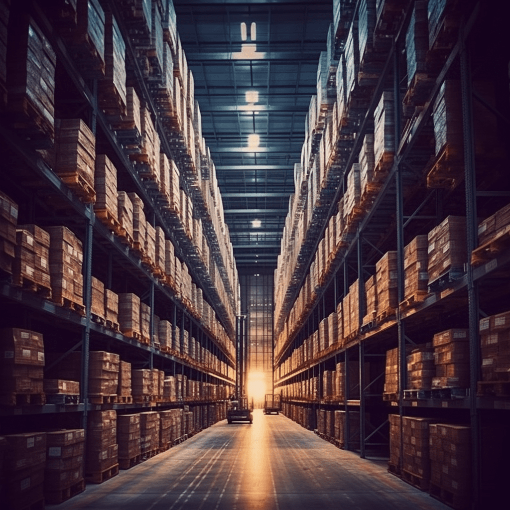 Structured data in a warehouse
