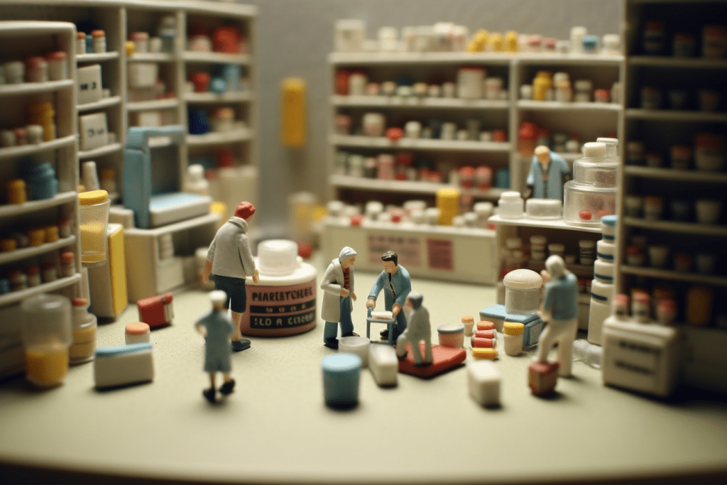 pharma scenario miniature art